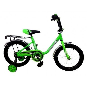 Велосипед 16" Мультяшка XB1604 зеленый