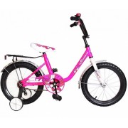 Велосипед 16" Мультяшка XB1603 розовый