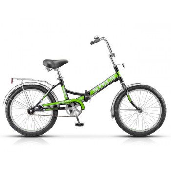 Велосипед Stels  Pilot-410. 20" (13,5" Чёрный/зелёный) арт. Z011		